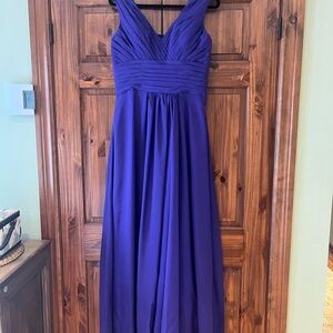 Elegant Purple Evening Gown